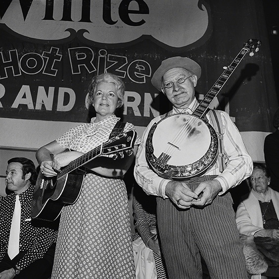 Ramona and Grandpa Jones, Grand Ole Opry, Nashville, 1974