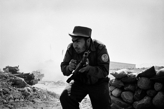 Photo by Stephen Dupont for War/Photography exhibit