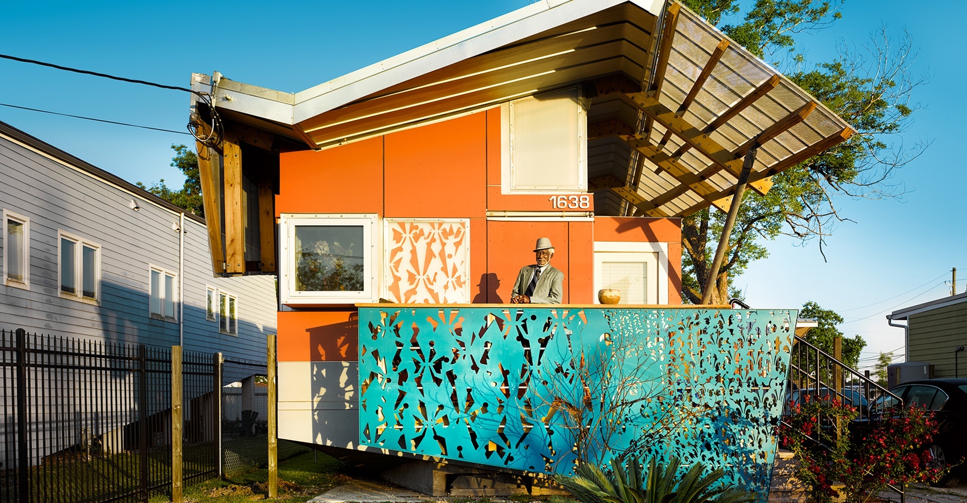 A house on stilts - New Orleans, LA