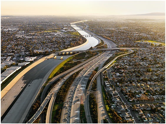 California, USA

Once the city’s main water source, the Los Angeles River is now a concrete channel fed by storm drains. City residents rely on water pumped from hundreds of miles away.