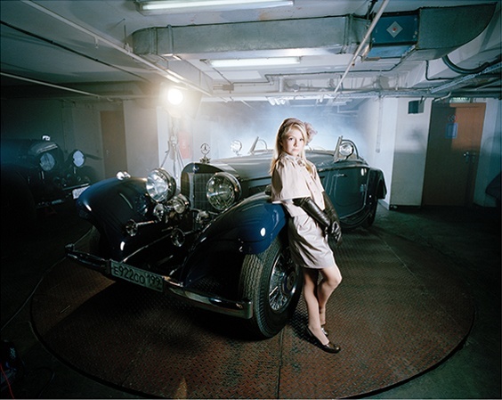 “Arina in her Garage, Moscow, 2009,” from the series “Little Adults,” portraits of the first generation of children in Russian born into wealth.