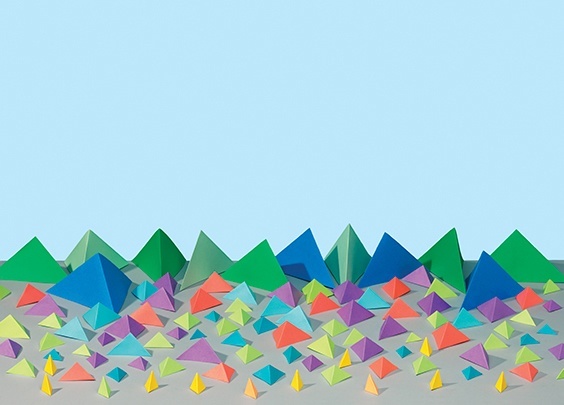 Paperscape, commissioned by Manual Creative for Loose Leaf Edition 2: Landscape.