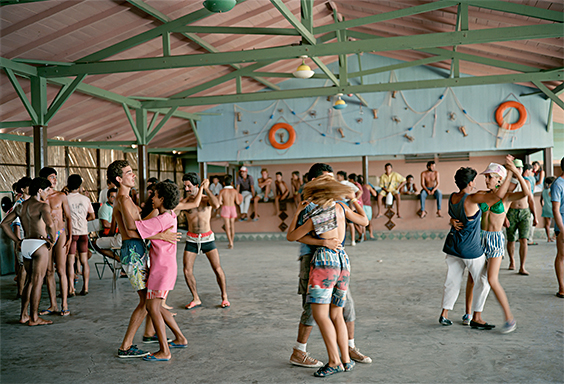 Dancing at the beach, Isabela de Sagua in Villa Clara province, 1992